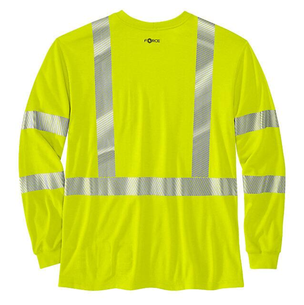 Carhartt FR Hi-Vis Class 3 Pocket T-Shirt in Bright Lime